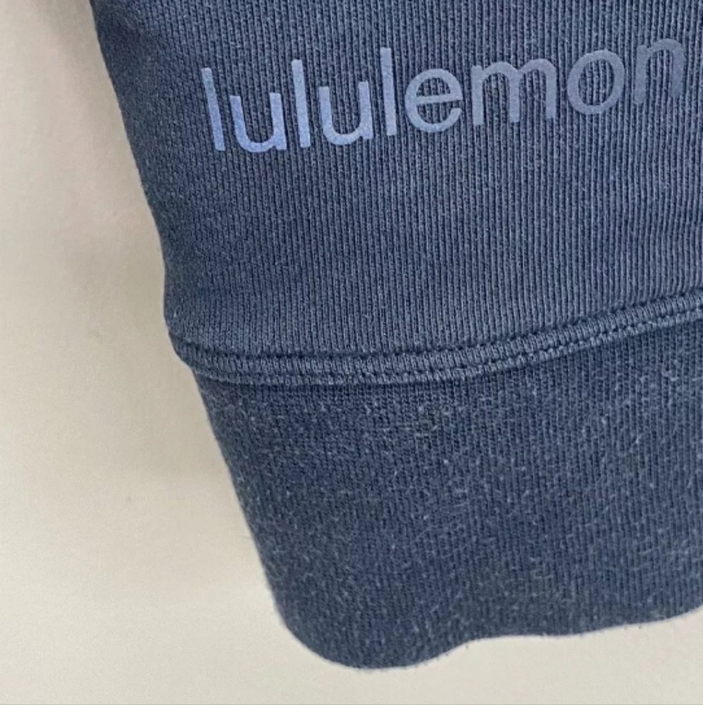 lululemon athletica Navy Blue Crew Neck Sweater